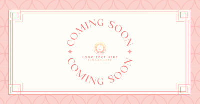 Coming Soon Art Deco Facebook ad Image Preview