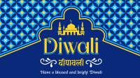 Blessed Bright Diwali Animation Design