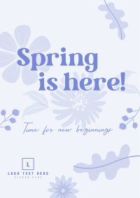 Spring New Beginnings Flyer Design