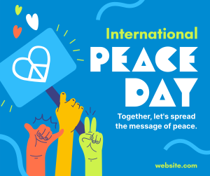 United for Peace Day Facebook post Image Preview