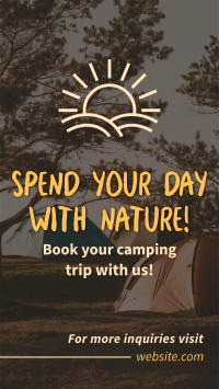 Camping Services Instagram Reel Design