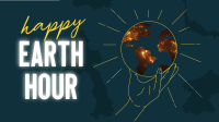 Happy Earth Hour Animation Image Preview