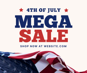 Fourth of July Sale Facebook post Image Preview
