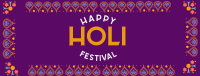 Holi Fest Facebook cover Image Preview