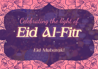 Eid Al Fitr Lantern Postcard Image Preview