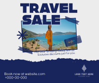 Exclusive Travel Discount Facebook Post Design