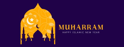 Happy Muharram Facebook cover Image Preview