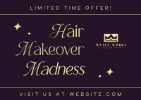 Hair Makeover Promo Postcard Image Preview