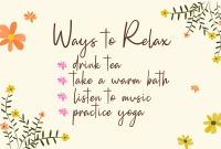 Ways to relax Pinterest Cover Design