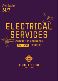 Electrical Service Flyer Design
