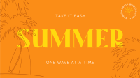 Easy Summer Facebook event cover Image Preview