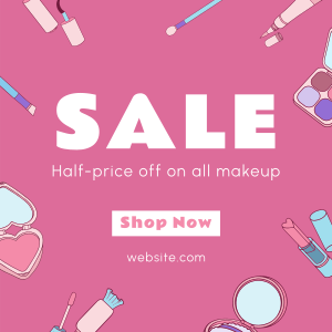 Makeup Sale Instagram post Image Preview