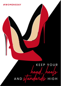 Classy Red Bottoms Flyer Image Preview