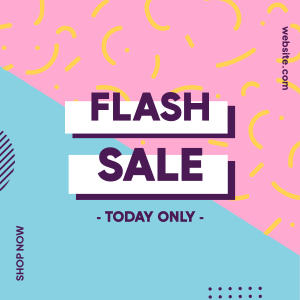 Flash Sale Memphis Instagram post Image Preview