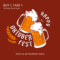 Oktoberfest Celebration Instagram post Image Preview