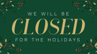 Closed for Christmas Facebook Event Cover Design