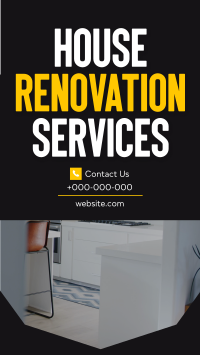 Renovation Services Facebook story Image Preview