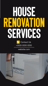 Renovation Services Facebook Story Design