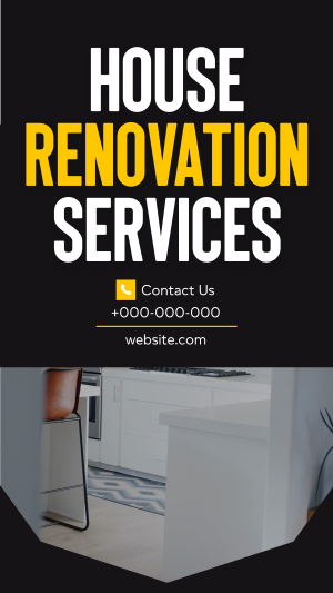 Renovation Services Facebook story Image Preview