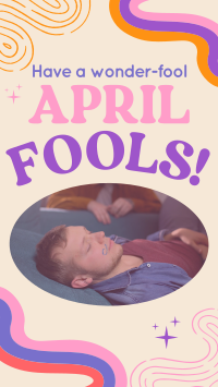 Groovy April Fools Greeting YouTube short Image Preview