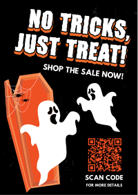 Spooky Halloween Treats Flyer Design