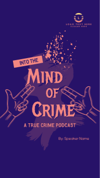 Criminal Minds Podcast Facebook Story Design