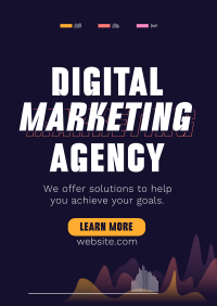 Digital Marketing Agency Poster Design