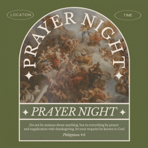 Rustic Prayer Night Instagram post Image Preview