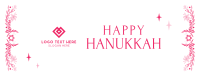 Celebrating Hanukkah Facebook Cover Design