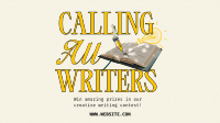 Writing Contest Announcement Animation Preview