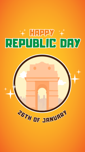 Happy Republic Day Facebook story Image Preview