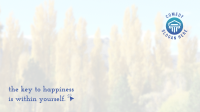 Be Happy By Yourself Zoom background Image Preview