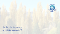 Be Happy By Yourself Zoom Background Image Preview