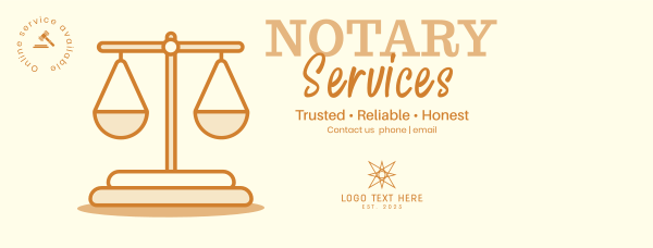 Reliable Notary Facebook Cover Design Image Preview