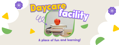 Cute Daycare Facility Facebook cover Image Preview