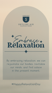 Embrace Relaxation Instagram story Image Preview