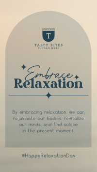 Embrace Relaxation Instagram Story Design
