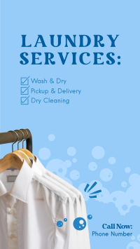 Laundry Services List Facebook story Image Preview