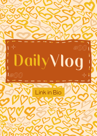 Hearts Daily Vlog Poster Image Preview