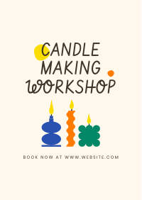 Candle Workshop Flyer Design