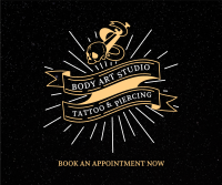 Tattoo Studio Badge Facebook post Image Preview