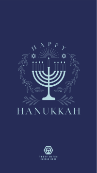 Happy Hanukkah Instagram story Image Preview