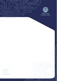 Circuit Board Letterhead Image Preview