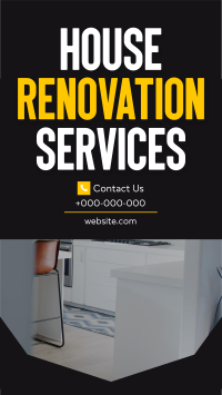 Renovation Services Instagram story Image Preview