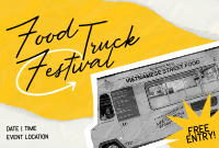 Food Truck Festival Pinterest Cover Design