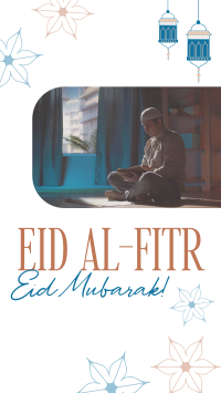 Eid Al Fitr Mubarak Facebook Story Design