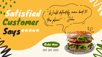 Customer Feedback Food Video Image Preview