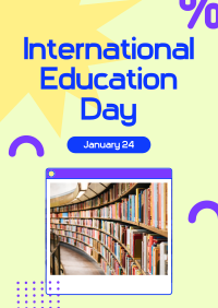 International Education Day Flyer Design