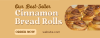 Best-seller Cinnamon Rolls Facebook Cover Design