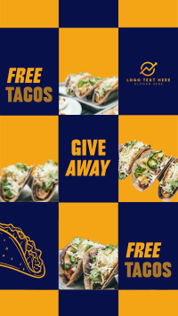 Tacos Giveaway YouTube short Image Preview